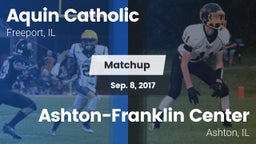 Matchup: Aquin Catholic High vs. Ashton-Franklin Center  2017