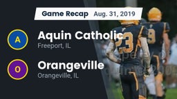 Recap: Aquin Catholic  vs. Orangeville  2019