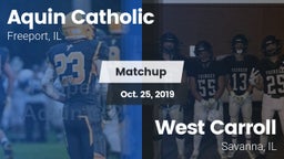 Matchup: Aquin Catholic High vs. West Carroll  2019