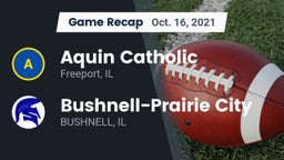 Recap: Aquin Catholic  vs. Bushnell-Prairie City  2021
