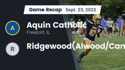 Recap: Aquin Catholic  vs. Ridgewood(Alwood/Cambridge) 2022