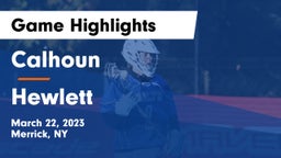 Calhoun  vs Hewlett  Game Highlights - March 22, 2023