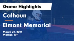Calhoun  vs Elmont Memorial  Game Highlights - March 22, 2024