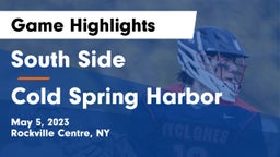 South Side  vs Cold Spring Harbor  Game Highlights - May 5, 2023