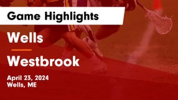 Wells  vs Westbrook  Game Highlights - April 23, 2024