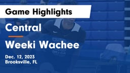 Central  vs Weeki Wachee  Game Highlights - Dec. 12, 2023