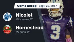 Recap: Nicolet  vs. Homestead  2017