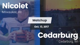 Matchup: Nicolet  vs. Cedarburg  2017