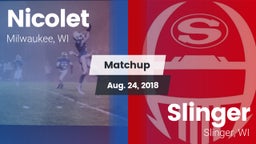 Matchup: Nicolet  vs. Slinger  2018