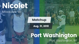 Matchup: Nicolet  vs. Port Washington  2018