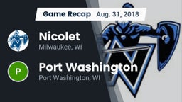 Recap: Nicolet  vs. Port Washington  2018