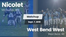 Matchup: Nicolet  vs. West Bend West  2018