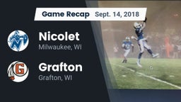 Recap: Nicolet  vs. Grafton  2018