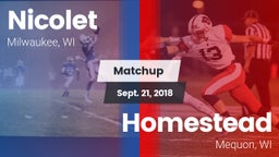 Matchup: Nicolet  vs. Homestead  2018