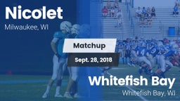 Matchup: Nicolet  vs. Whitefish Bay  2018