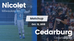 Matchup: Nicolet  vs. Cedarburg  2018