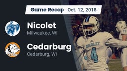 Recap: Nicolet  vs. Cedarburg  2018