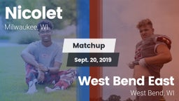 Matchup: Nicolet  vs. West Bend East  2019