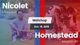 Matchup: Nicolet  vs. Homestead  2019