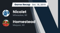 Recap: Nicolet  vs. Homestead  2019