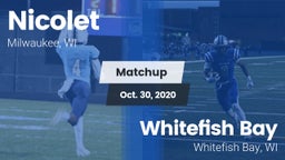 Matchup: Nicolet  vs. Whitefish Bay  2020