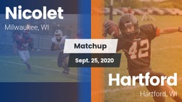 Matchup: Nicolet  vs. Hartford  2020