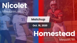 Matchup: Nicolet  vs. Homestead  2020