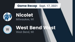 Recap: Nicolet  vs. West Bend West  2021