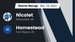 Recap: Nicolet  vs. Homestead  2021