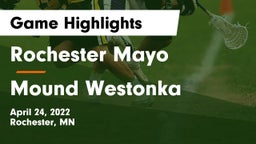 Rochester Mayo  vs Mound Westonka  Game Highlights - April 24, 2022