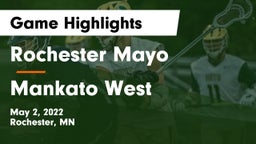 Rochester Mayo  vs Mankato West  Game Highlights - May 2, 2022