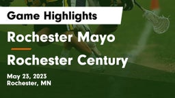 Rochester Mayo  vs Rochester Century  Game Highlights - May 23, 2023