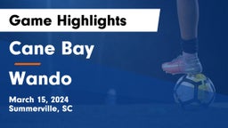 Cane Bay  vs Wando  Game Highlights - March 15, 2024