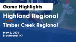 Highland Regional  vs Timber Creek Regional  Game Highlights - May 2, 2024