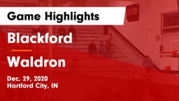 Blackford  vs Waldron  Game Highlights - Dec. 29, 2020
