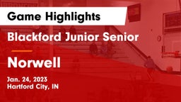 Blackford Junior Senior  vs Norwell  Game Highlights - Jan. 24, 2023