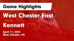 West Chester East  vs Kennett  Game Highlights - April 11, 2024