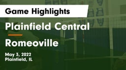 Plainfield Central  vs Romeoville  Game Highlights - May 3, 2022