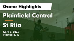 Plainfield Central  vs St Rita Game Highlights - April 8, 2023