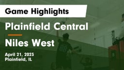 Plainfield Central  vs Niles West  Game Highlights - April 21, 2023
