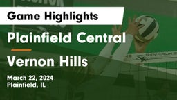 Plainfield Central  vs Vernon Hills  Game Highlights - March 22, 2024