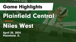 Plainfield Central  vs Niles West Game Highlights - April 20, 2024