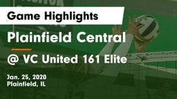 Plainfield Central  vs @ VC United 161 Elite Game Highlights - Jan. 25, 2020
