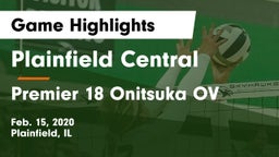 Plainfield Central  vs Premier 18 Onitsuka OV Game Highlights - Feb. 15, 2020