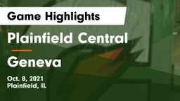 Plainfield Central  vs Geneva Game Highlights - Oct. 8, 2021