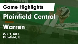 Plainfield Central  vs Warren Game Highlights - Oct. 9, 2021
