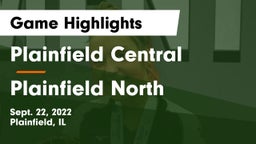 Plainfield Central  vs Plainfield North  Game Highlights - Sept. 22, 2022