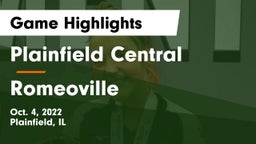 Plainfield Central  vs Romeoville  Game Highlights - Oct. 4, 2022