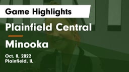 Plainfield Central  vs Minooka Game Highlights - Oct. 8, 2022