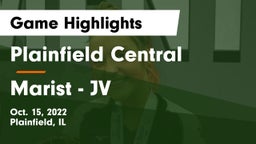 Plainfield Central  vs Marist - JV Game Highlights - Oct. 15, 2022